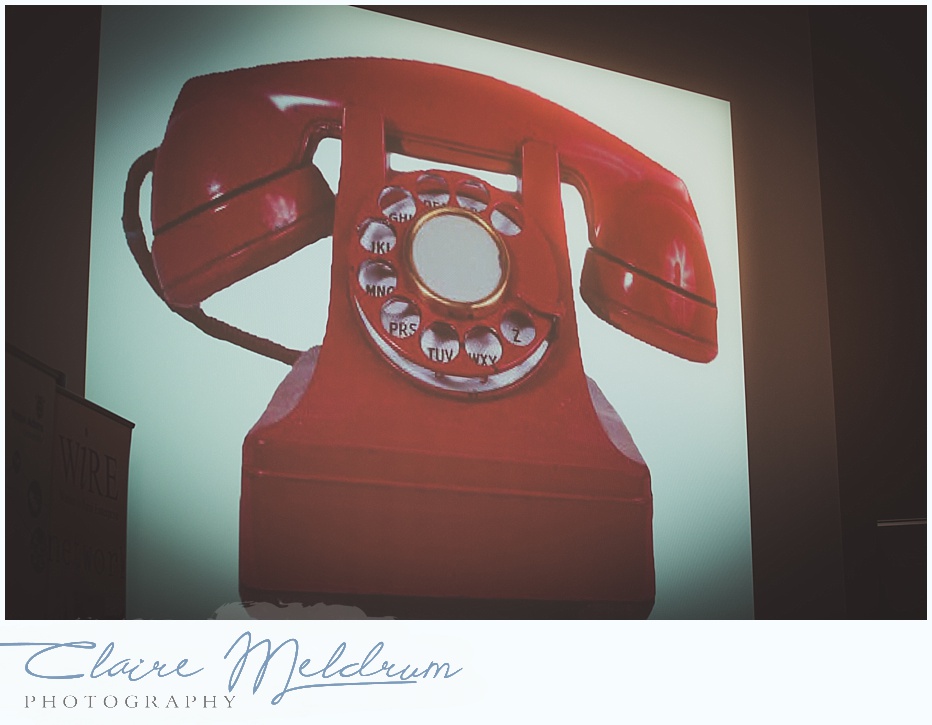 Image of a red telephone - Claire Meldrum Photography