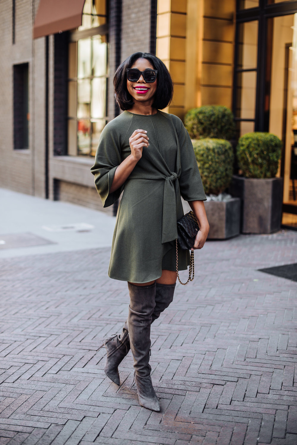 How I Style Over The Knee OTK Boots | Dallas, TX Blogger - Steph Taylor ...