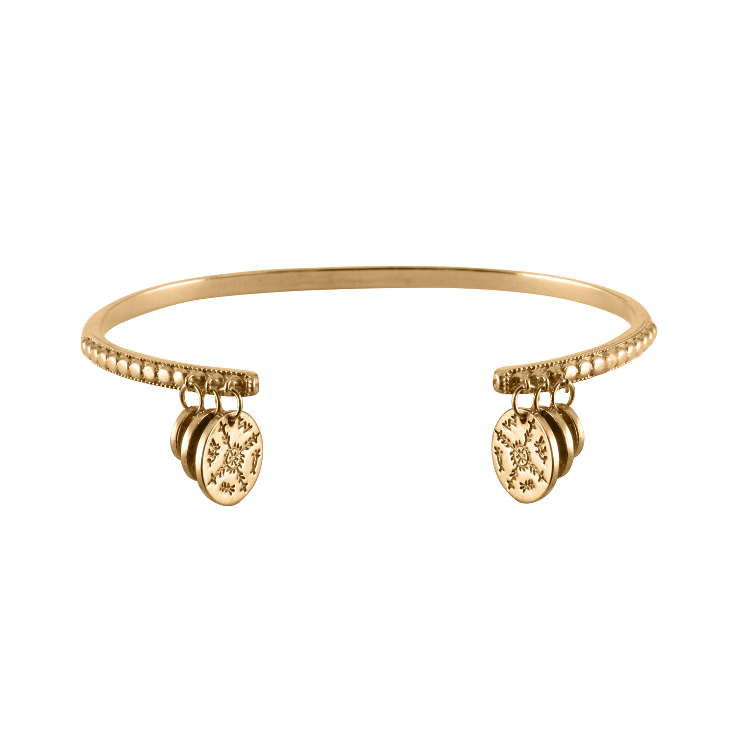 Sami Coin Bangle - Gold vermeil — No.13 Jewellery