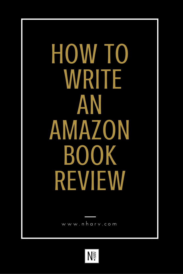 how to write a book review for amazon