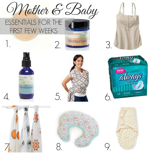 Mother & Baby Essentials for the First Few Weeks — The Mushy Mom's Fiat