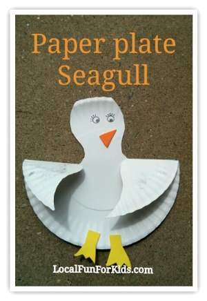 Maritime Craft for Kids - Melting Beads Seagull Picture