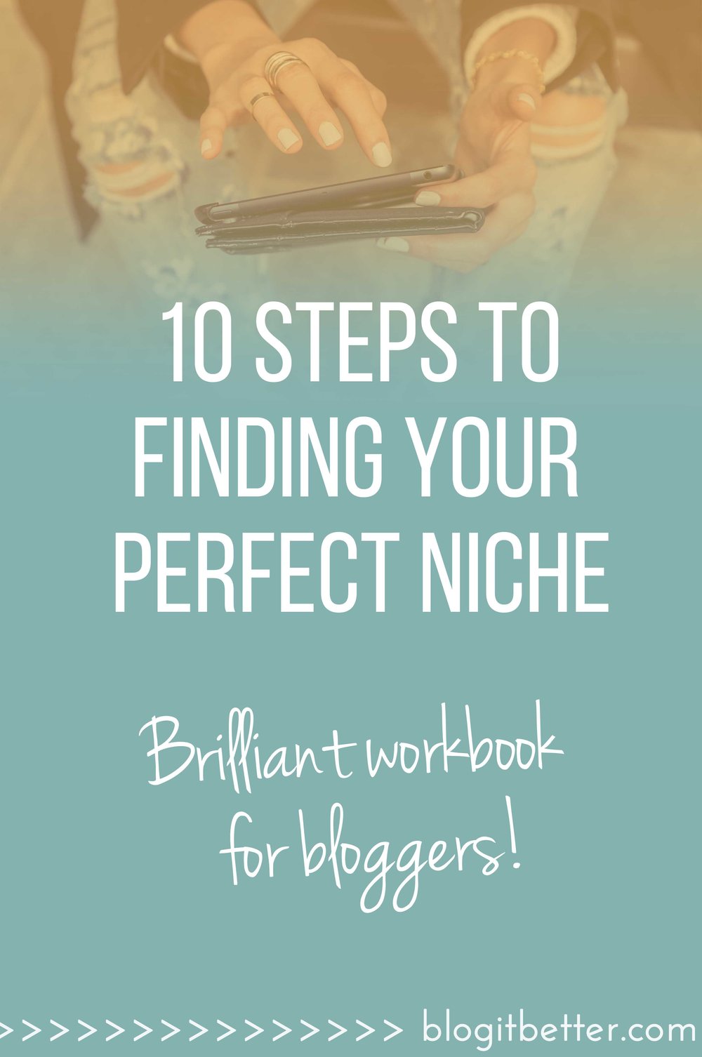 Become a better blogger! This super useful and handy workbook takes you through 10 simple and effective steps to identifying YOUR perfect blogging niche.