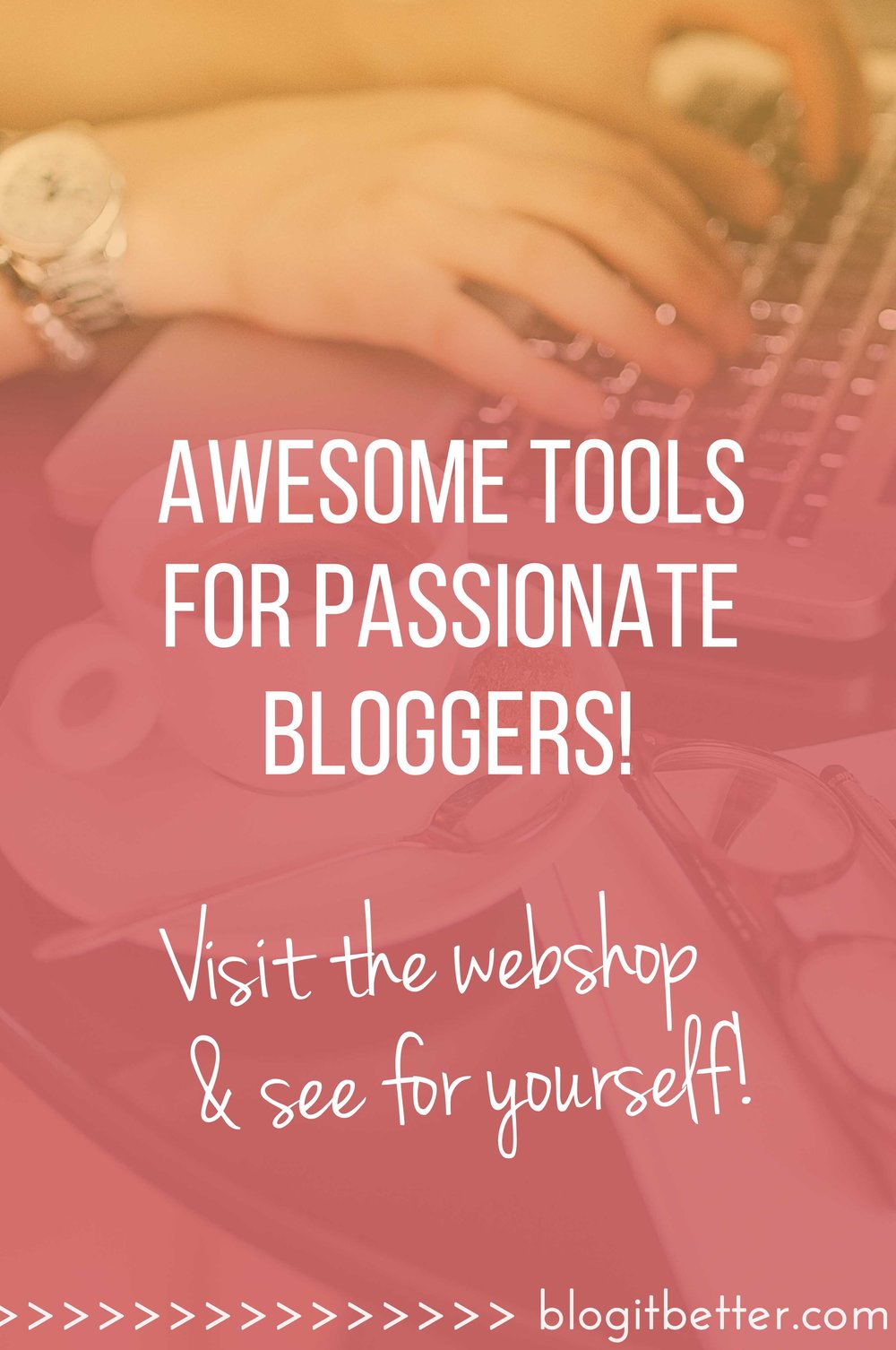 Visit the webshop to find a range of awesome tools and services for passionate bloggers! Created by Kristine Ofstad for Blog it Better