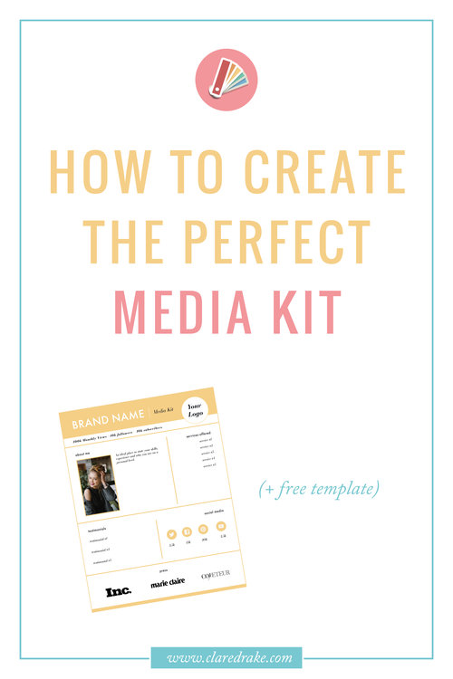 Free Template - How To Create The Perfect Media Kit!