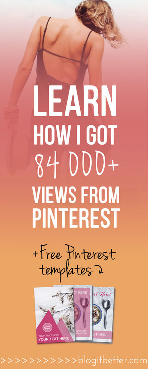 >>FREE Custom Pinterest Templates<< 5 Reasons Every Blogger Absolutely MUST be on Pinterest! Blog it Better!