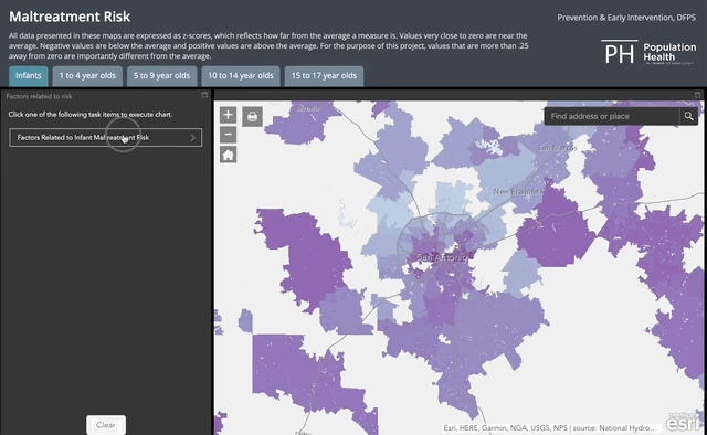 More detailed maps , with robust tools for visualizing and parsing data, are available as well.