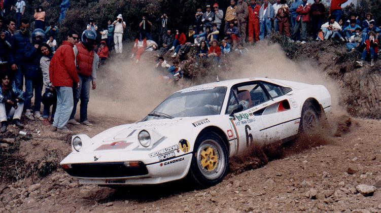 Michelotto's 308 brought supercar flair to the rally stage.