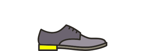 ECCO shoe heel repairs
