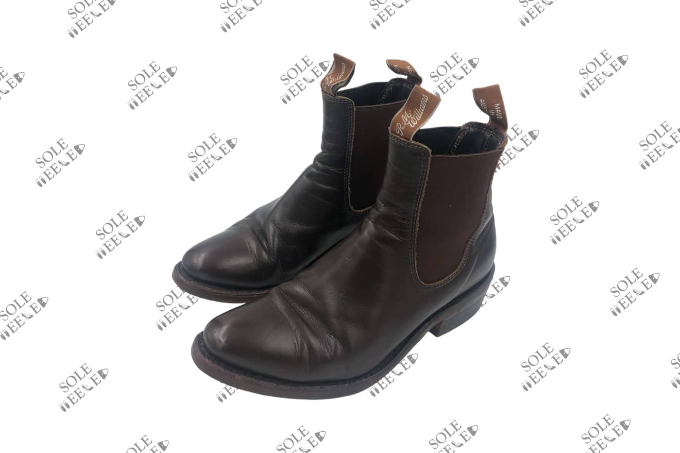 R.M. Williams Boot Gouged Leather Repair