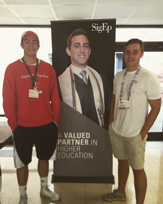 Proud of our member @wcs_cdevlin81 at the Ruck Leadership Institute representing Wichita State Sigep☠️