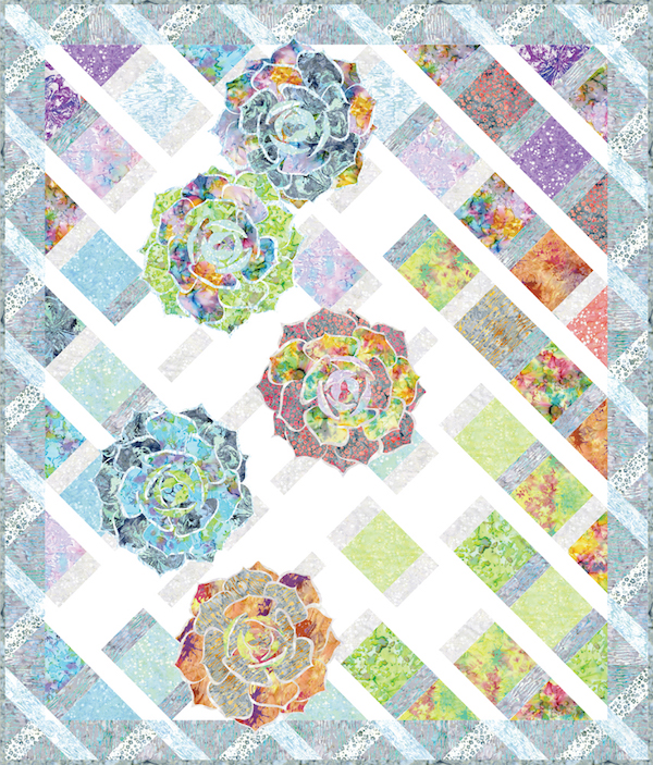 “Summer Trellis” Free Pattern designed by Flaurie & Finch from RJR Fabrics