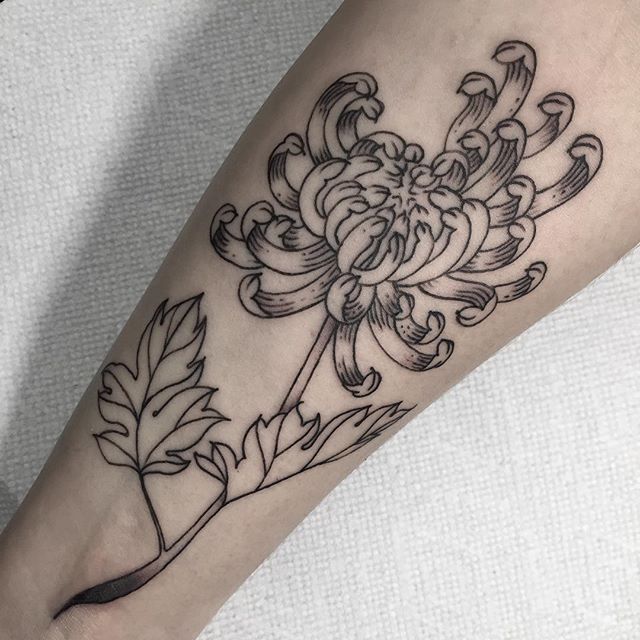 flower tattoo glasgow