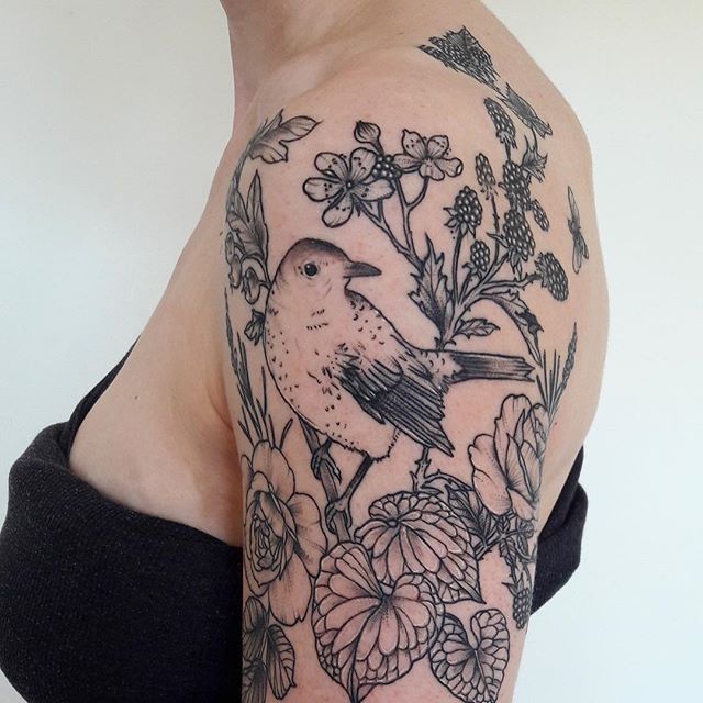 flower tattoo edinburgh