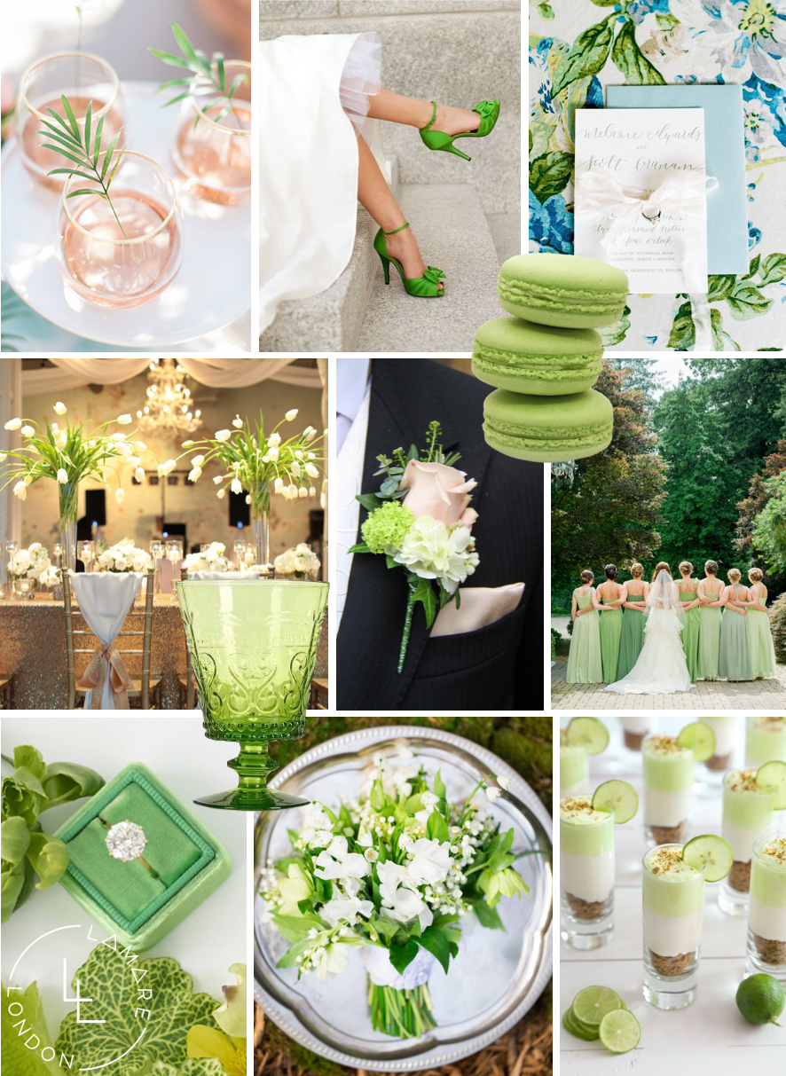 Wedding Styling Trend 2017 Green