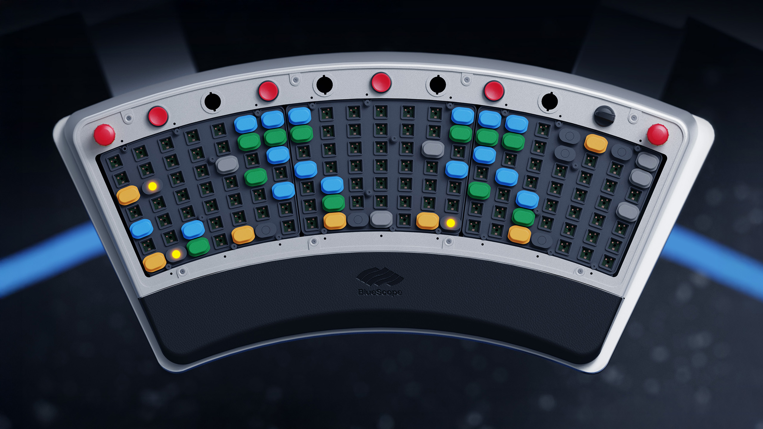 Bluescope - Modular Operator Console | Industrial Products Design and Engineering - Custom Manufacturing Operations Equipment