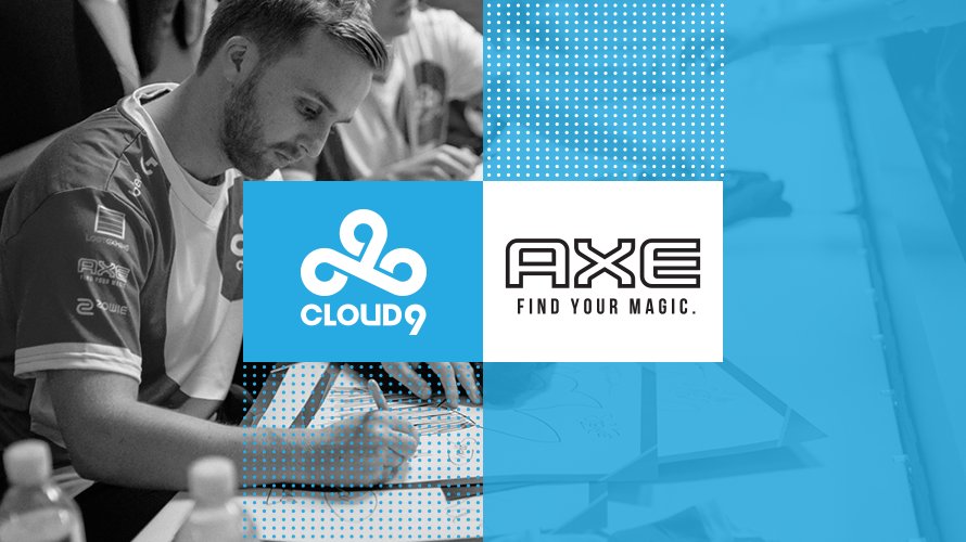 Axe Sponsors Cloud9 and Team Solo Mid (Photo: Twitch)