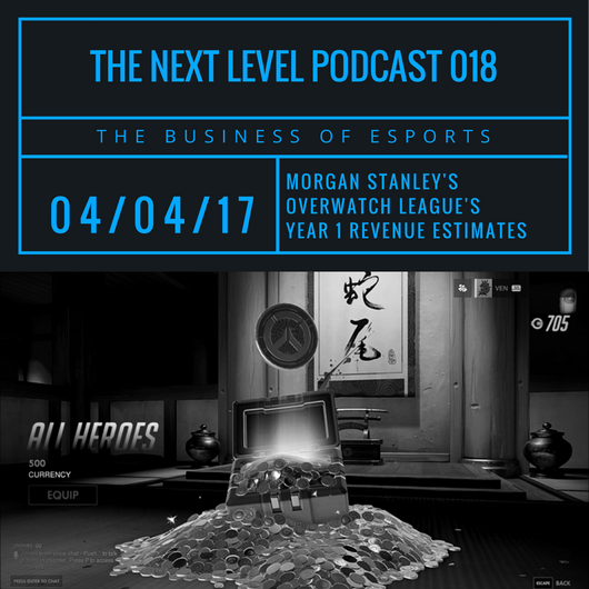TNL eSports Podcast 018: Morgan Stanley's Overwatch League's Revenue Estimates (Graphic: The Next Level)