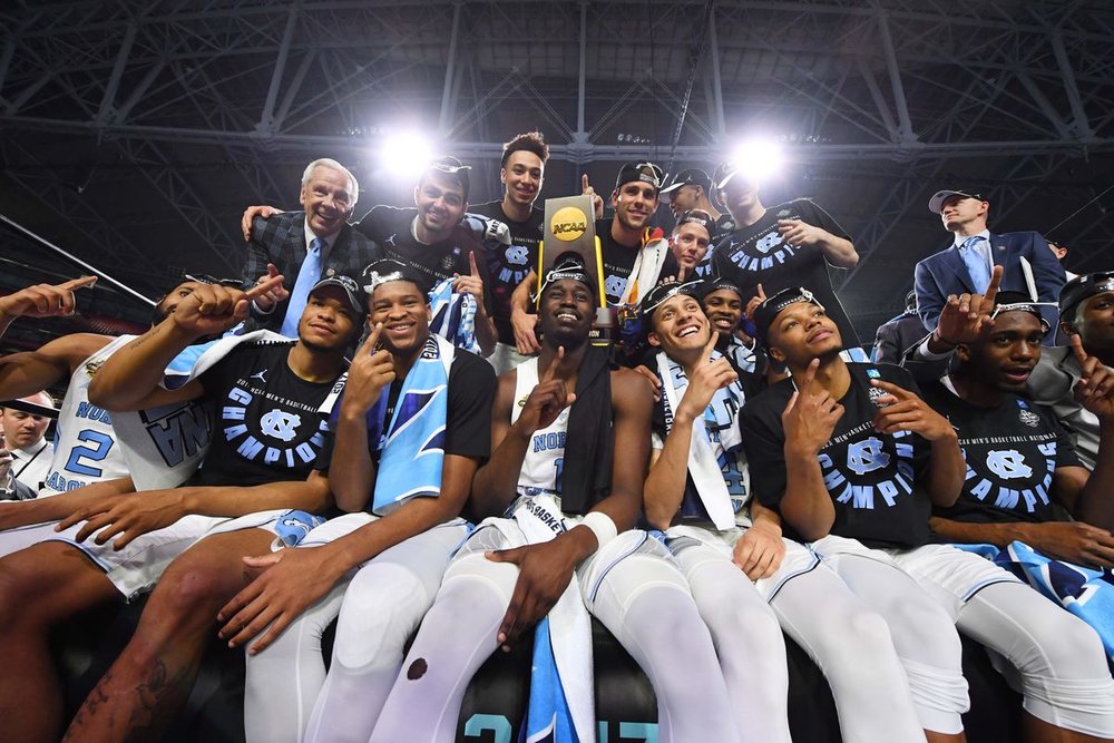 2017 NCAA Champions UNC Tar Heels (Photo: Bob Donnon)