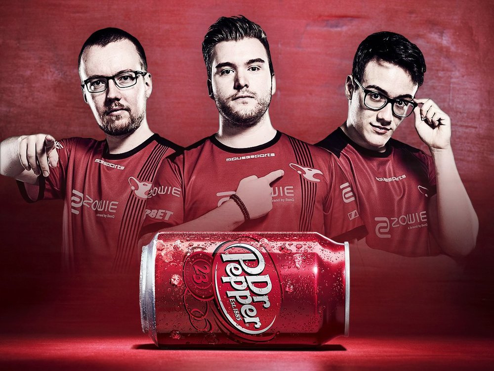 Dr. Pepper signs agreement with Mousesports in May 2017 (Photo: Mousesports)