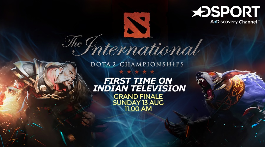 DOTA2's The International 2017 Finals on Indian Television (Photo: DSport)