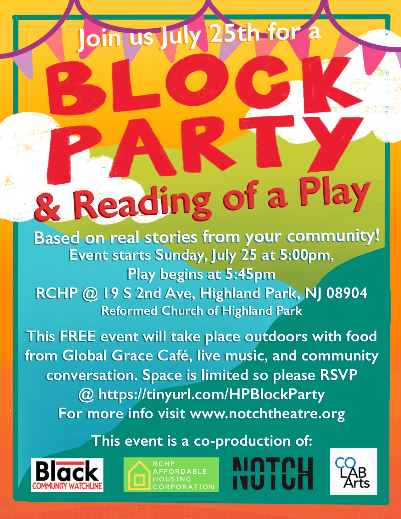 BLOCK PARTY PLAY READING! - June 2021 — coLAB Arts