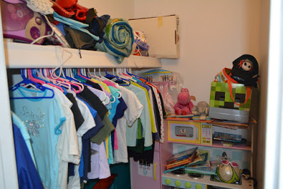 Messy Kid's Closet