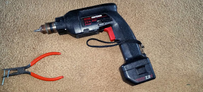 The mighty Craftsman 7.2 volt drill