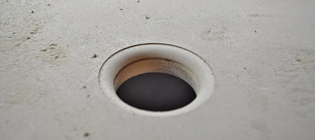 a bech top hole for electrical