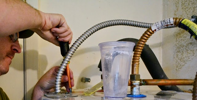 Wiring a hot water heater