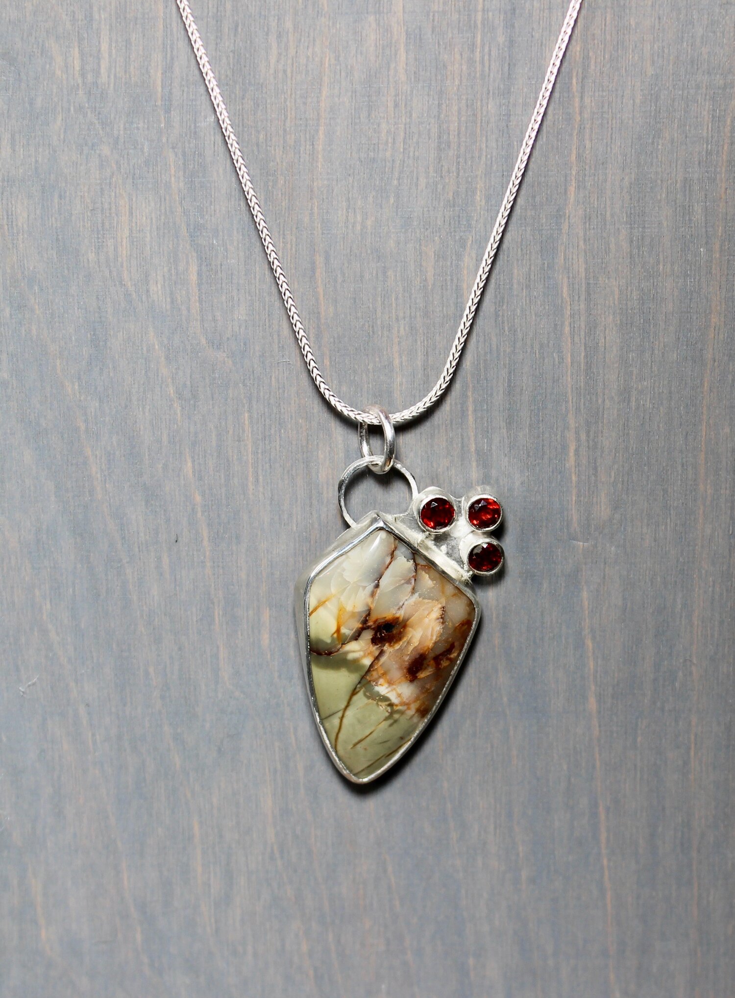 Cherry Creek Garnet Necklace — Chrissi Harmon Jewelry