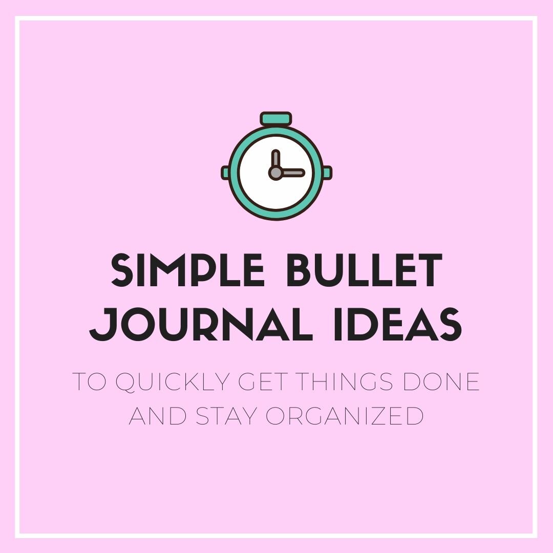 12 Simple Bullet Journal Spreads Anyone Can Make — Sweet PlanIt