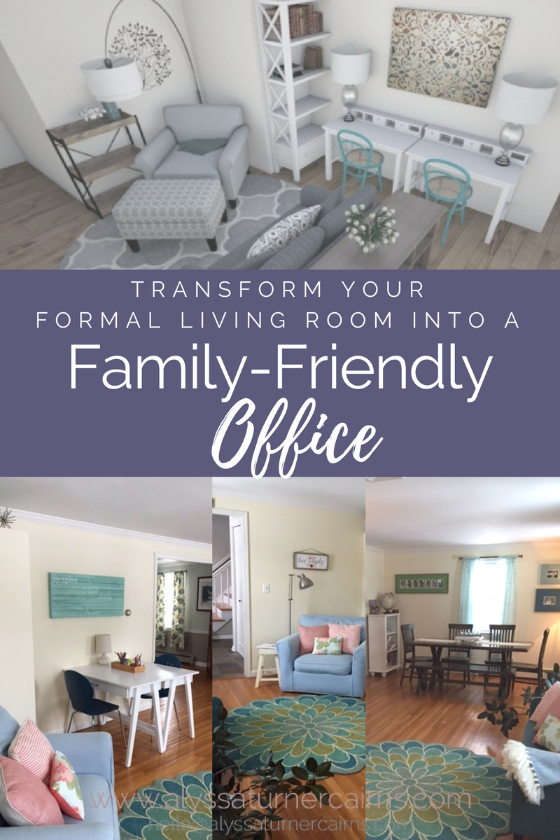 Transform An Unused Formal Living Room Into A Functional Family