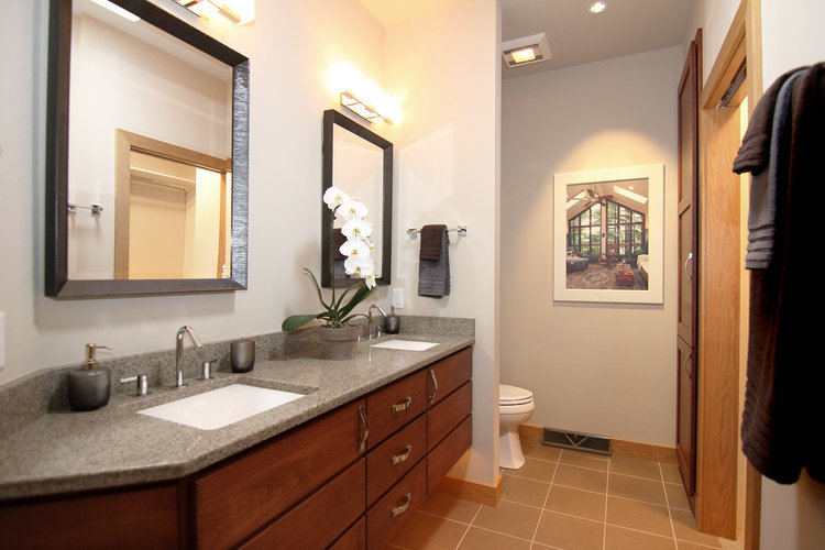 planning a low maintenance easy to clean bathroom design — degnan