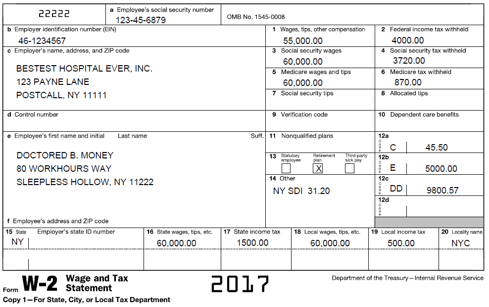 job expenses for w-2 income meaning 7a