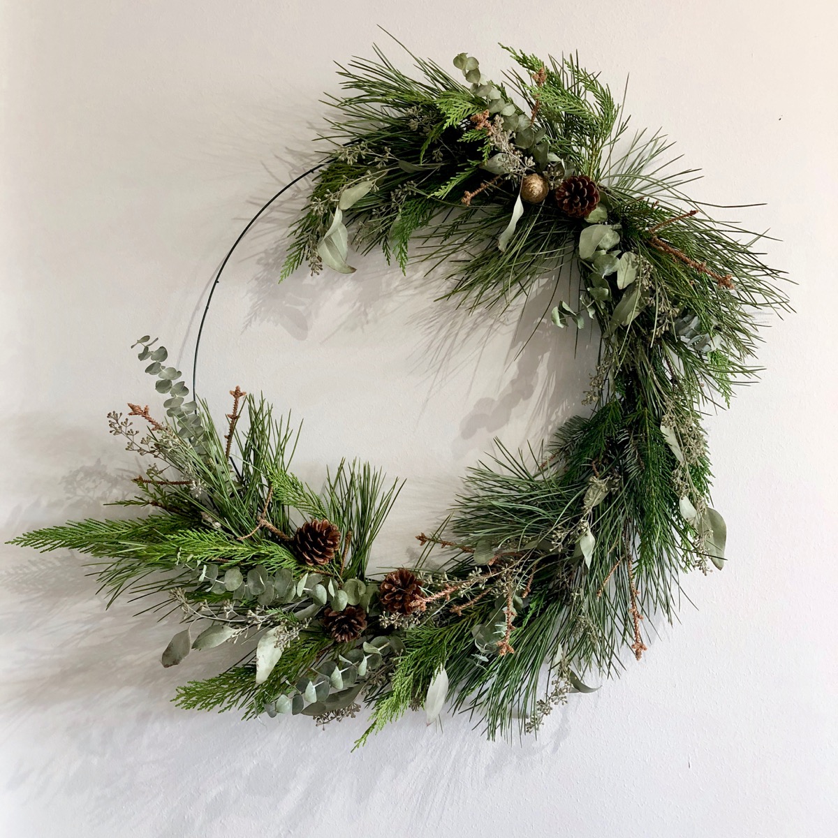 24" Fresh Winter Mix Wreath {$75.00} 