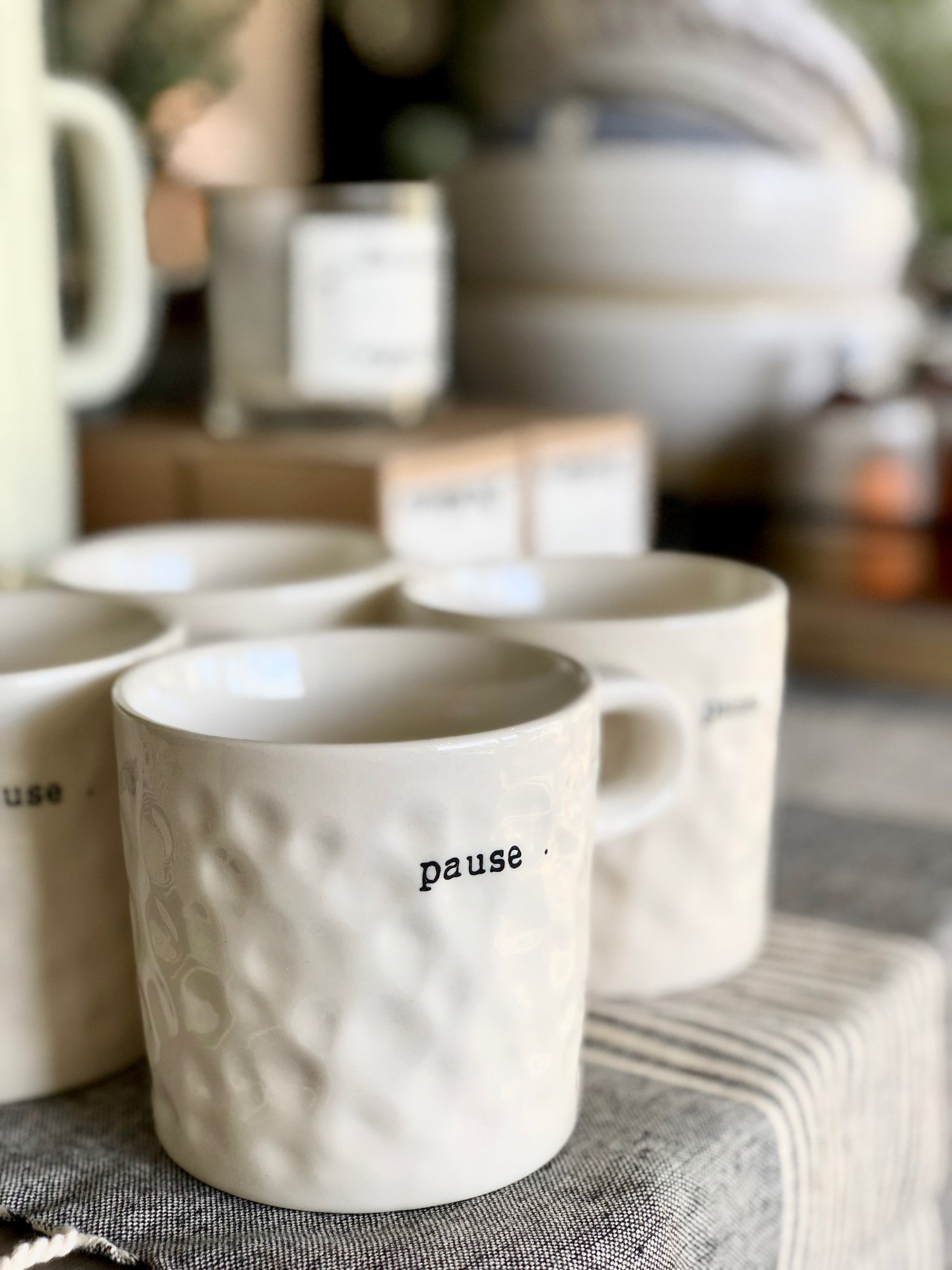  "Pause" Mug {$12.00} 