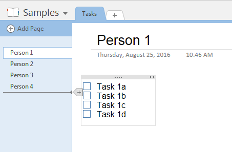Step 1- Create a task list for each team member
