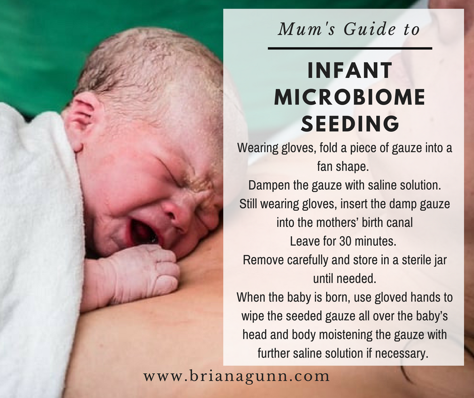 Infant Microbiome Seeding Guide