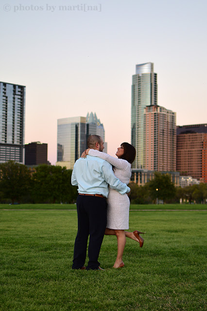 Engagement photos with Elexis & Larry in downtown Austin, Texas