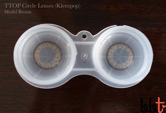 ttop circle lenses model brown
