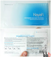 hayan whitening mask sheet for woman