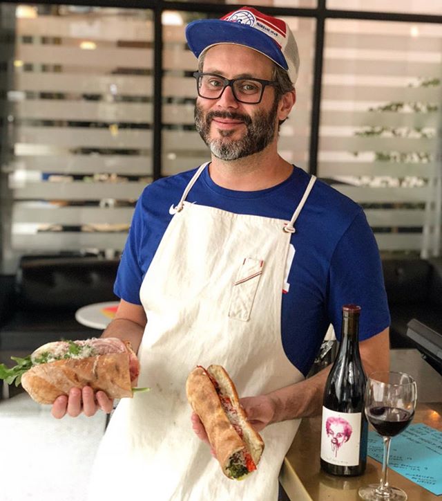 Thanks to everyone who came out last night for @pizzacamp‘s hoagie-fest and @lasjaraswines’ 💥�?�! ‘Til next time! 😚 #drinkcaliforniawines rp 📷: @ericwareheim