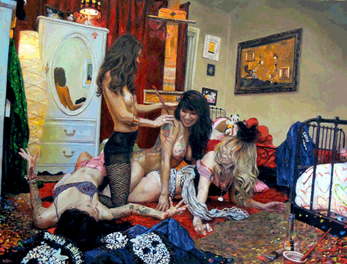 Arte  Natalia Fabia - Página 6 Painted-Ladies-40x40-2011