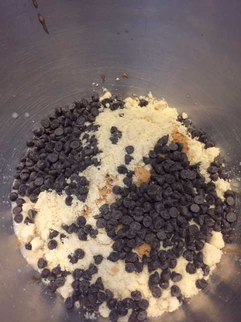 Chocolate Cookie Dough Protein Bites ingredients not mixed.JPG
