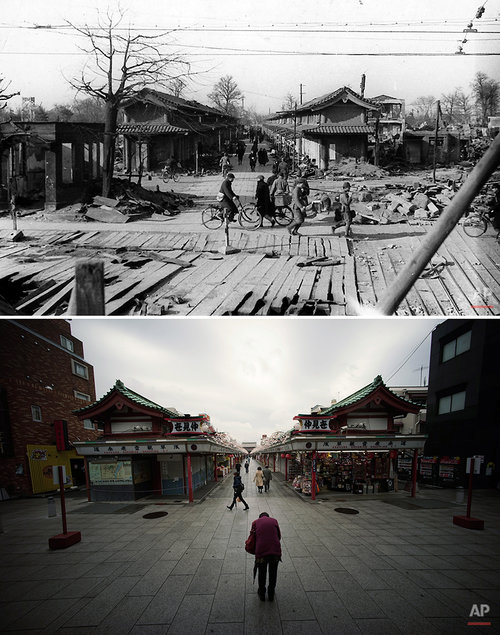 Tokyo 1945 Firebombing Then And Now Ap Photos