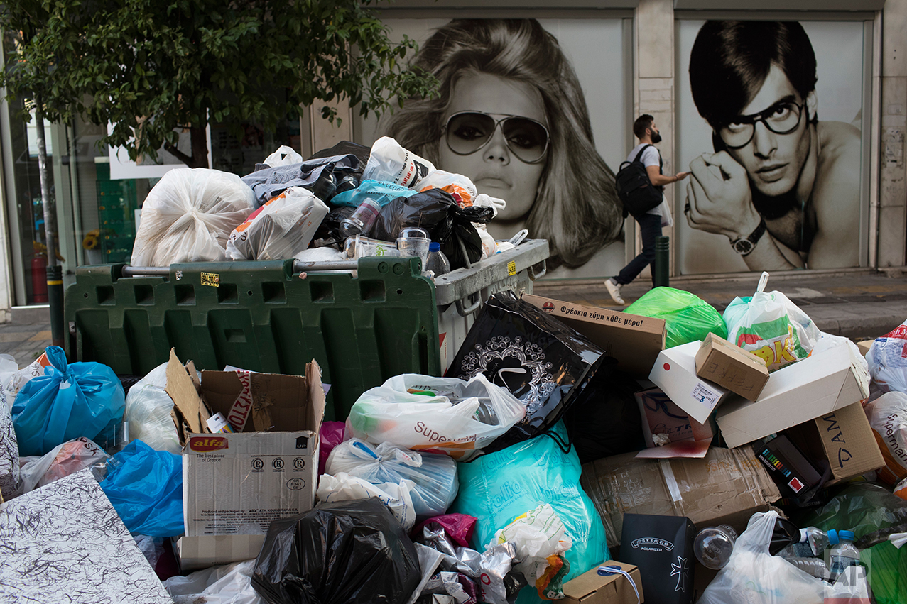 Greece Garbage Strike