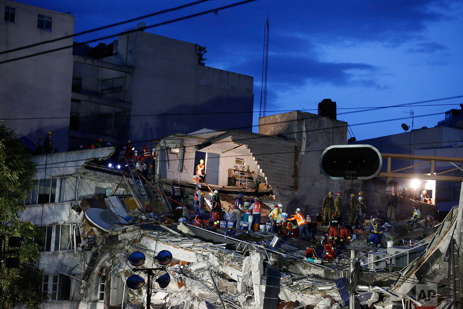 APTOPIX Mexico Earthquake