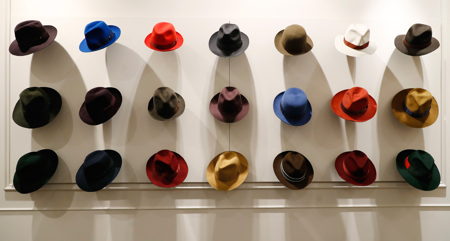 From Bogart to millennials: Italian hat maker tries new look — AP Photos