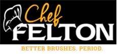 Pack of 2 CHEF825 Chef Felton Pizza Oven Tampico Fiber Brush 39 Long Handle